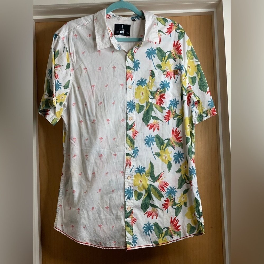 Jeans by Buffalo Flamingo Casual Button Down Shirt. Size-Large